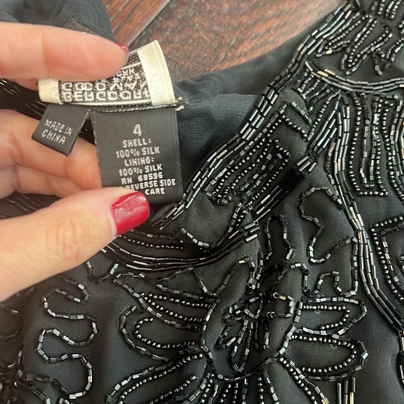 DKNY black beaded dress - Picture 4 of 5